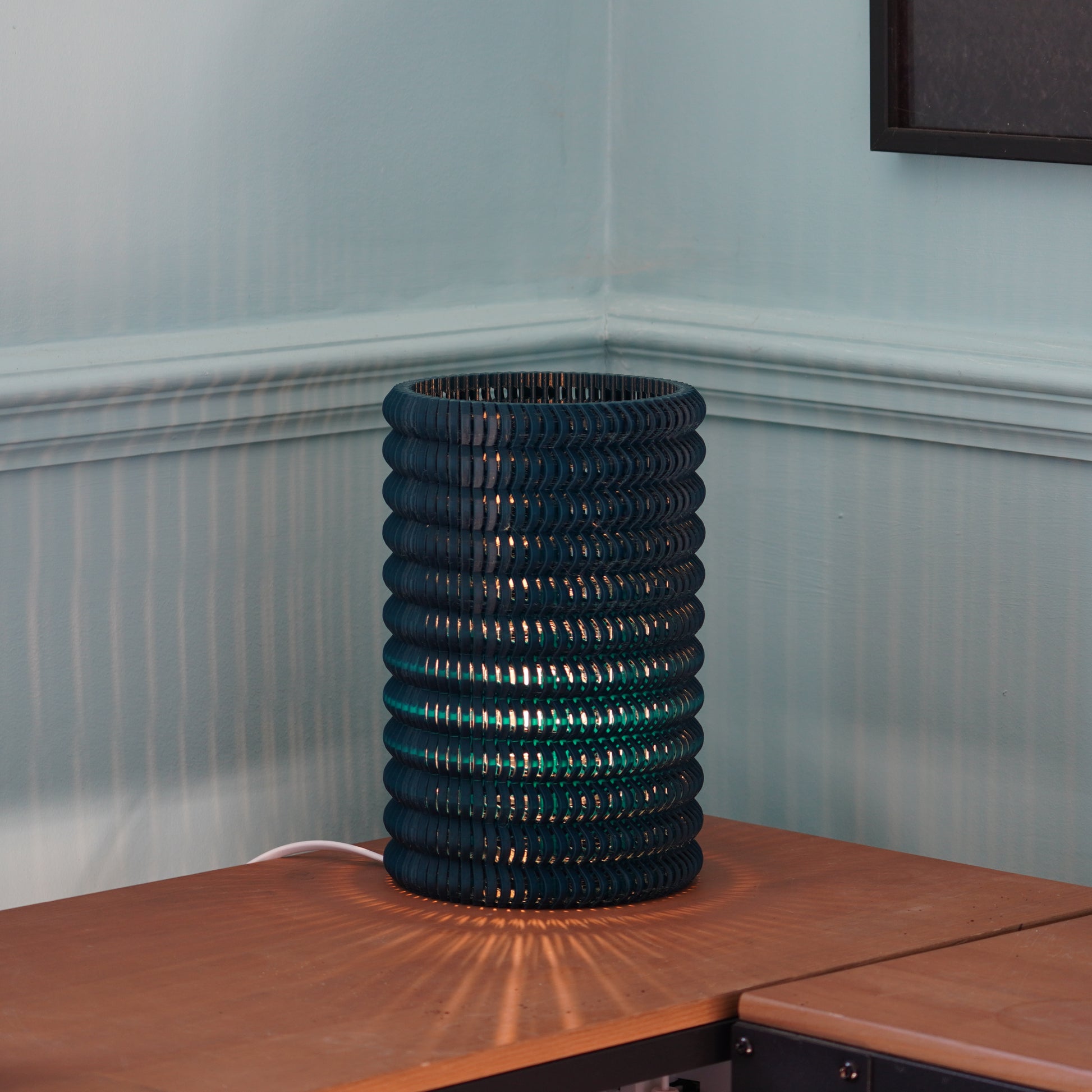 a lamp that that casts shadows 