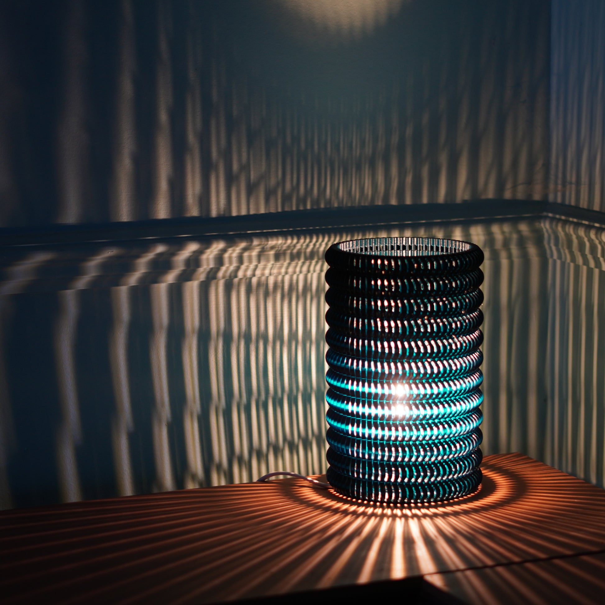 a lamp that that casts shadows 