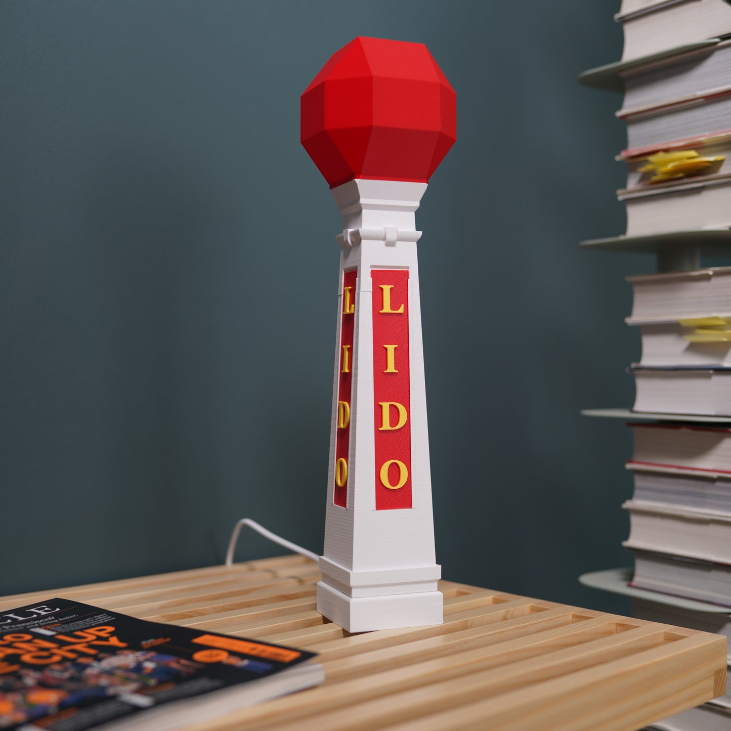Margate Lido table lamp with E14 bulb